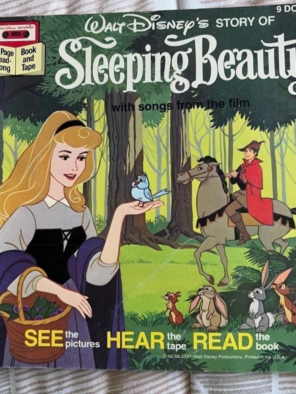 Disneyland Records Walt Disney's Story of Sleeping Beauty Vintage Storybook